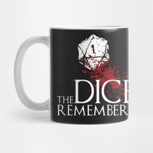pen and paper - the dice remembers Mug